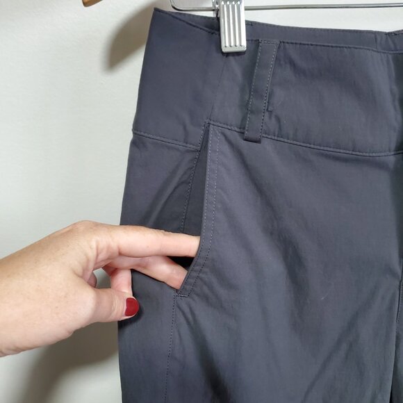 HELLY HANSEN Crewline Capris Pants Hiking Quick Dry Gorpcore Grey Women 28 x 16" - Picture 2 of 13